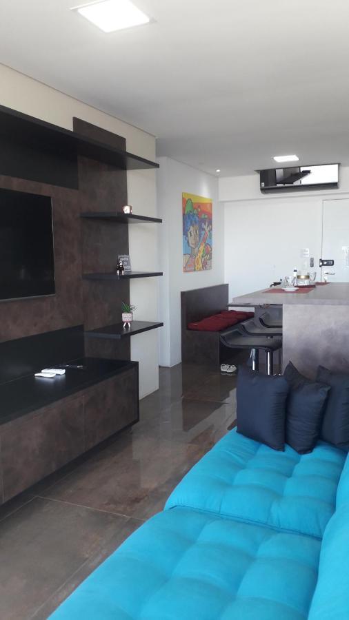 Maravilhoso Apto Vista Mar Jacuzzi Wi Fi Pé Areia Santos (Sao Paulo) Exterior foto