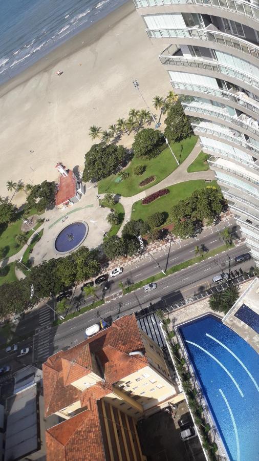 Maravilhoso Apto Vista Mar Jacuzzi Wi Fi Pé Areia Santos (Sao Paulo) Exterior foto